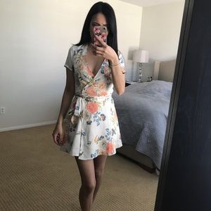 Floral Wrap Dress